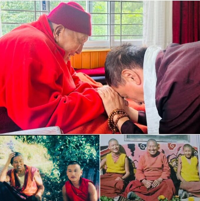 Momentos de Lama Tenzin Wangyal Rinpoche con Tenzin Namdak Rinpoche